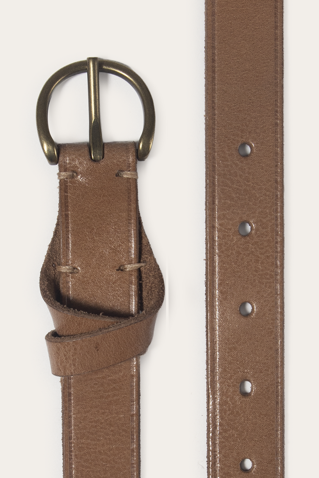 Light Bronze 25mm Belt | Frye Light Bronze