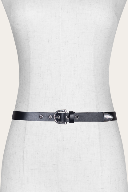 Women’s Black 25mm Horseshoe Buckle Belt | Frye Black