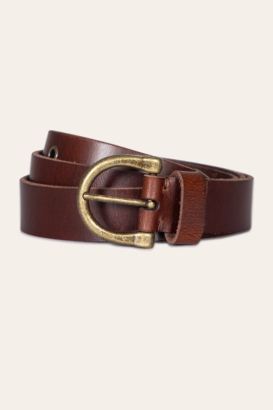 Women’s Tan 25mm Horseshoe Buckle Belt | Frye Tan