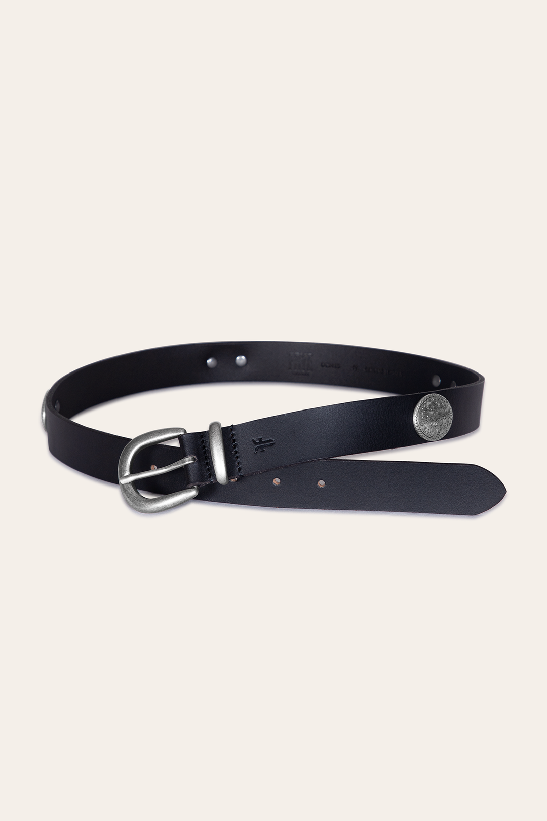 Women’s Black 30mm Concho Belt | Frye Black