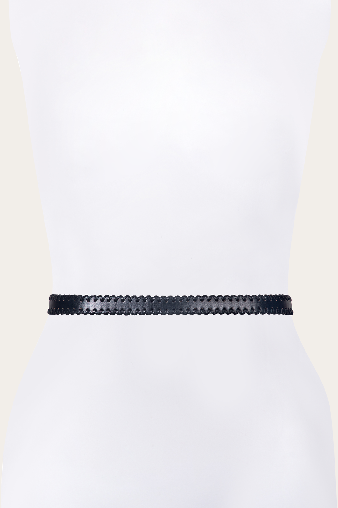 20mm Black Leather Belt With 3-Piece Buckle Set | Frye Black