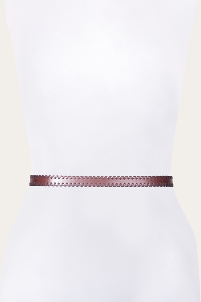 20mm Tan Leather Belt With 3-Piece Buckle Set | Frye Tan