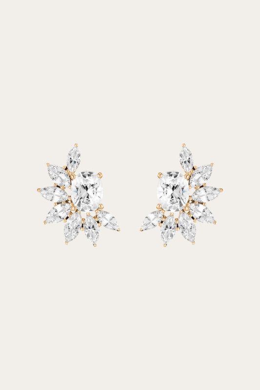 Women’s Marquise Fringe Earrings | Aurate x The Frye Company | Frye Yellow Vermeil