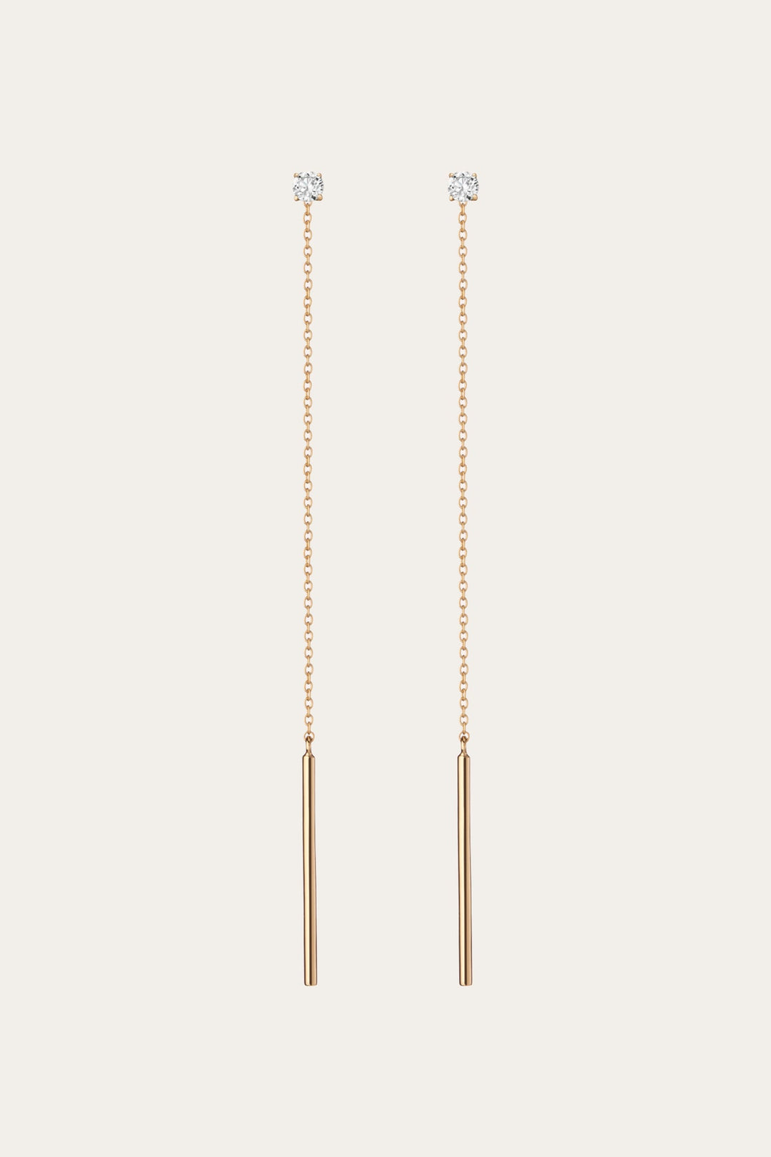 Women’s Lab Grown Diamond Lariat Earrings | Aurate x The Frye Company | Frye 14k Yellow Gold