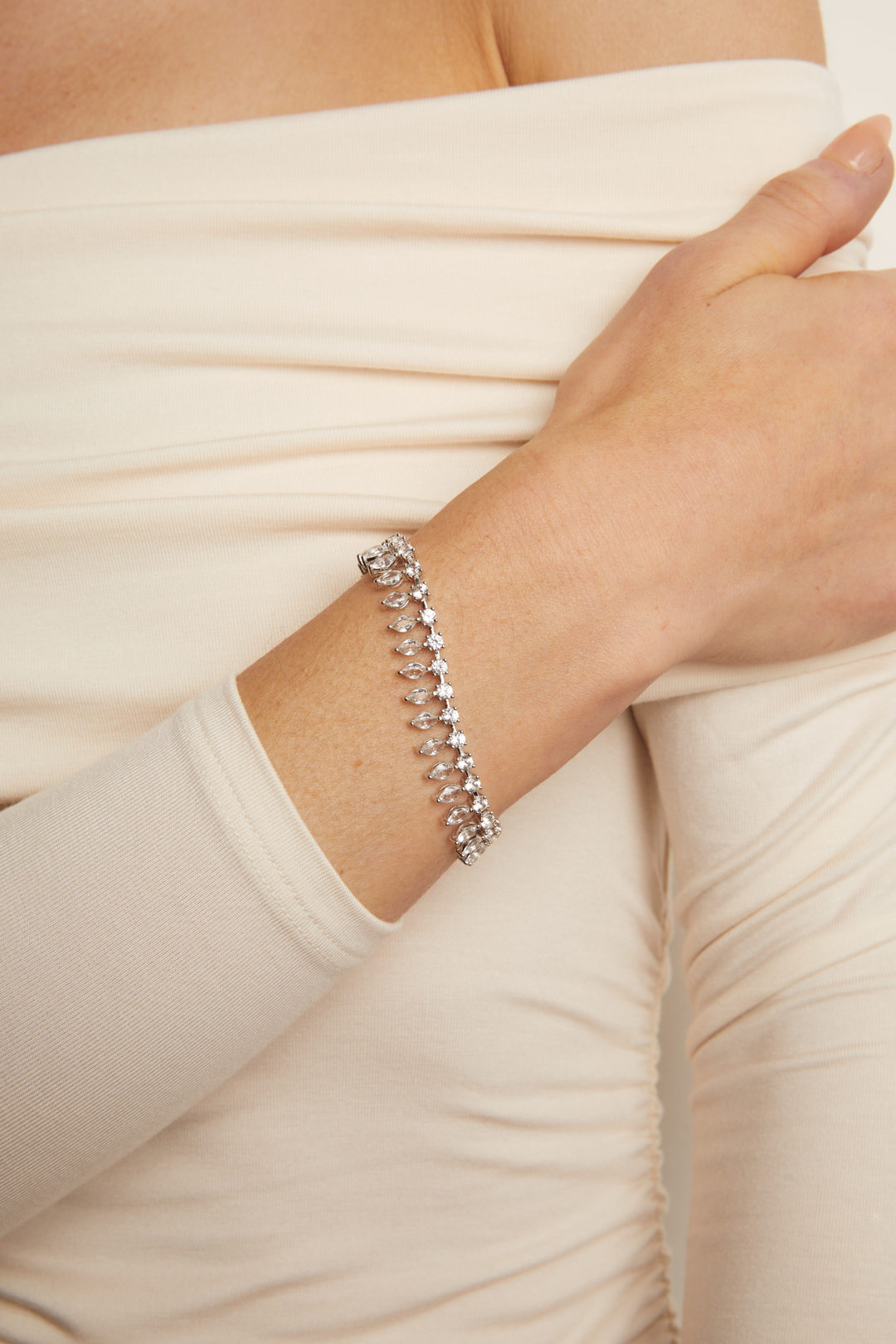 Women’s Marquise Fringe Bracelet | Aurate x The Frye Company | Frye Sterling Silver
