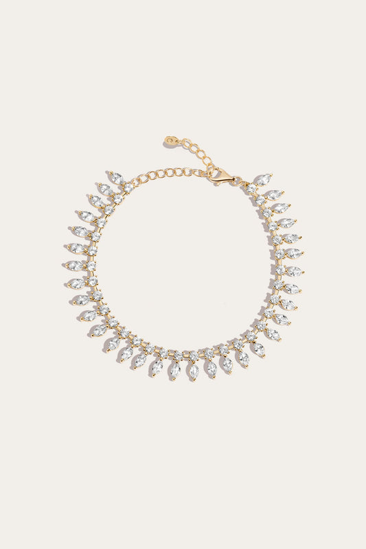 Women’s Marquise Fringe Bracelet | Aurate x The Frye Company | Frye Yellow Vermeil