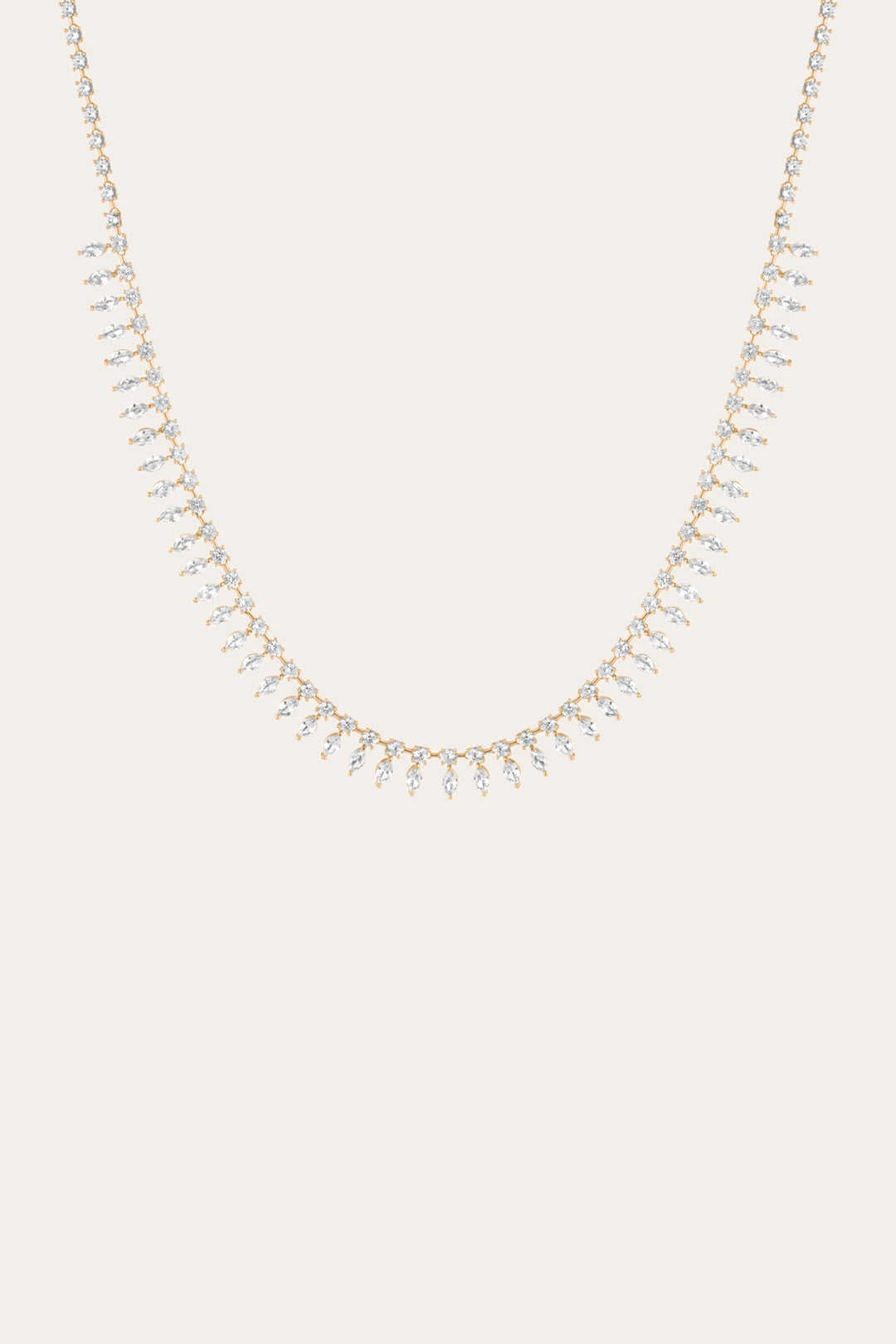 Women’s Marquise Fringe Necklace | Aurate x The Frye Company | Frye Yellow Vermeil