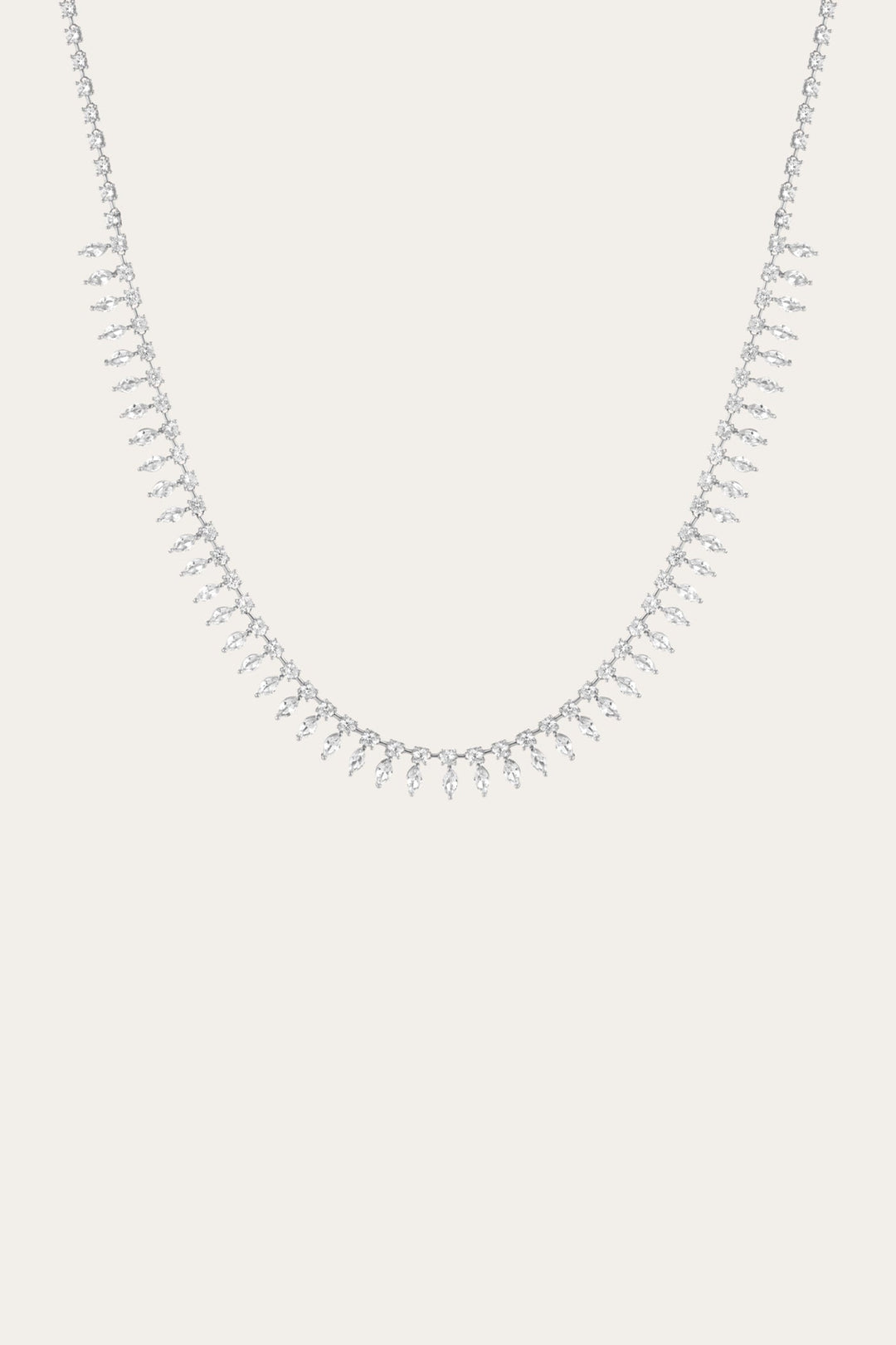 Women’s Marquise Fringe Necklace | Aurate x The Frye Company | Frye Sterling Silver