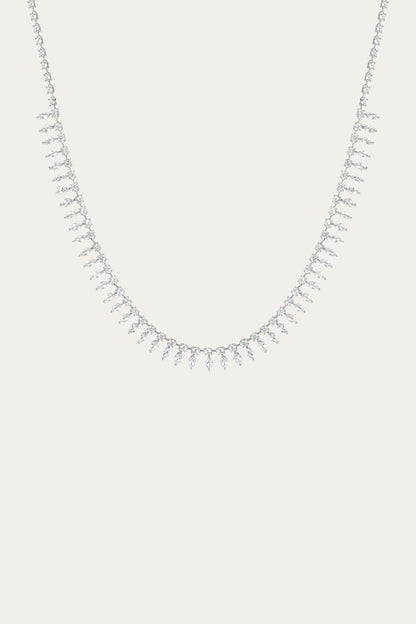 Women’s Marquise Fringe Necklace | Aurate x The Frye Company | Frye Sterling Silver