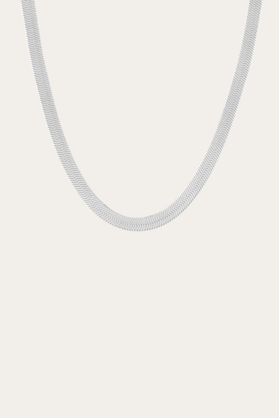 Women’s Extra Bold Herringbone Necklace | Aurate x The Frye Company | Frye Sterling Silver