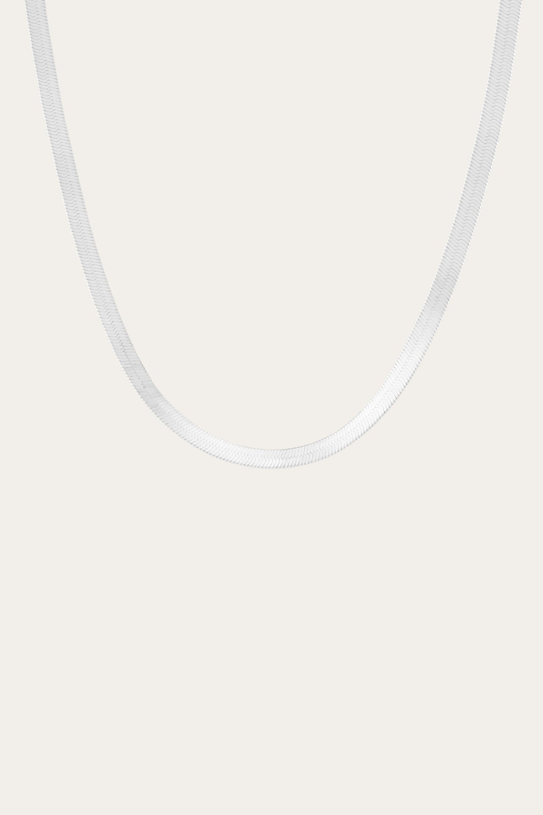 Women’s Bold Herringbone Necklace | Aurate x The Frye Company | Frye Sterling Silver