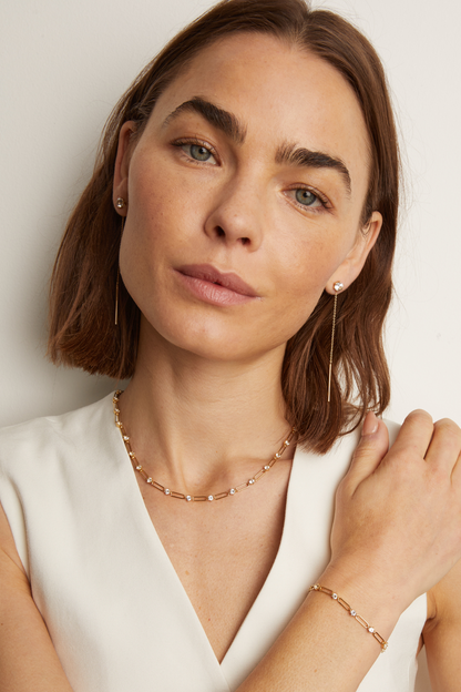 Women’s Spur Necklace | Aurate x The Frye Company | Frye Yellow Vermeil