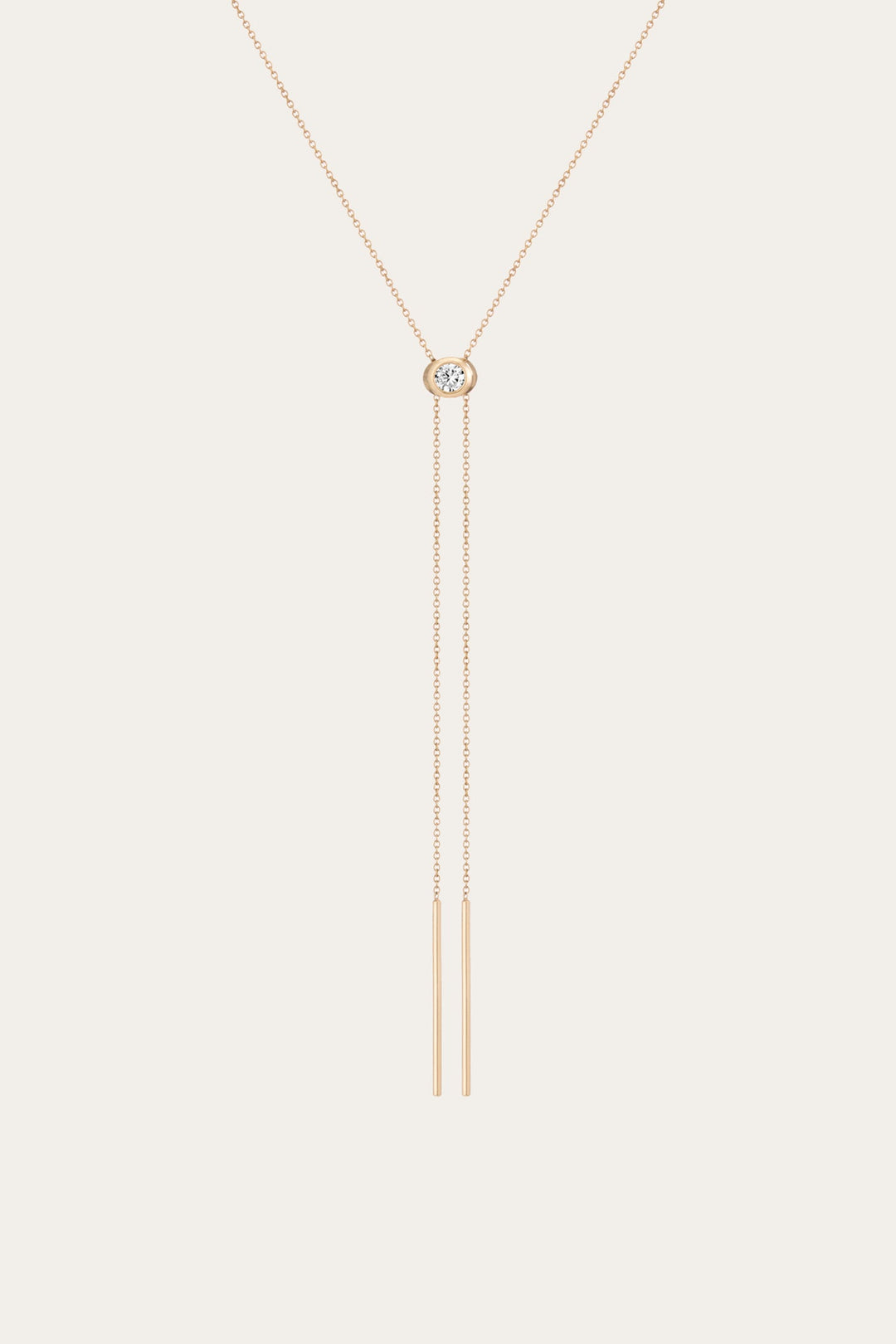 Women’s Lab Grown Diamond Bolo Necklace | Aurate x The Frye Company | Frye 14k Yellow Gold
