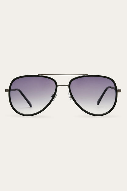 Reagan Black Sunglasses | Frye Black