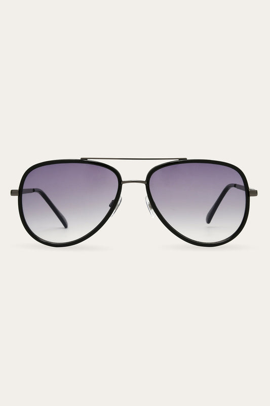 Reagan Black Sunglasses | Frye Black