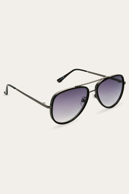Reagan Black Sunglasses | Frye Black