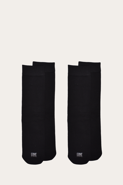 Women’s Black Bamboo Boot Socks 2 Pack | Frye Black