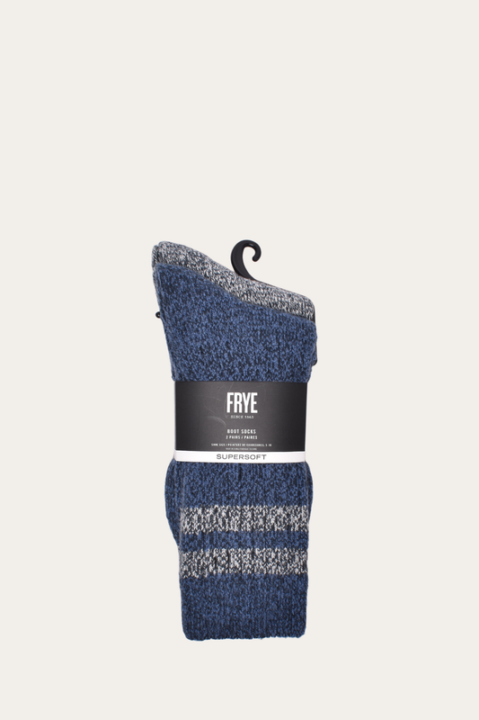 Women’s Navy Super Soft Boot Socks 2 Pack | Frye Navy