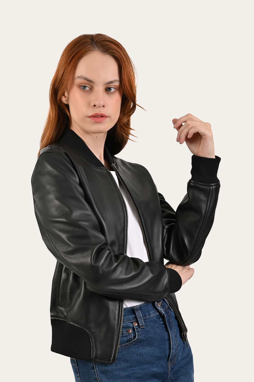 Black Bolton Bomber Jacket | Frye Black