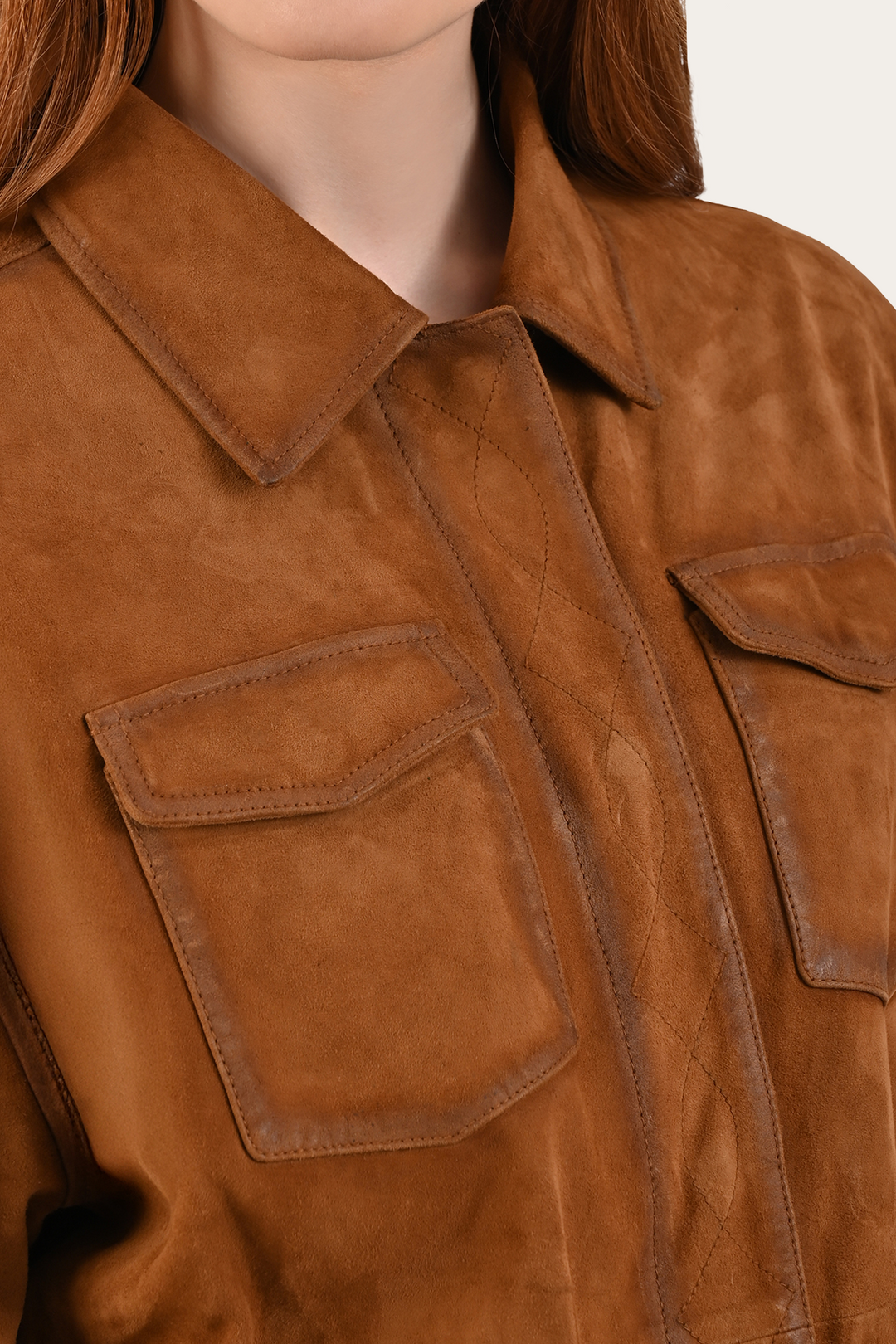 Light Brown Avett Overshirt Jacket | Frye Light Brown