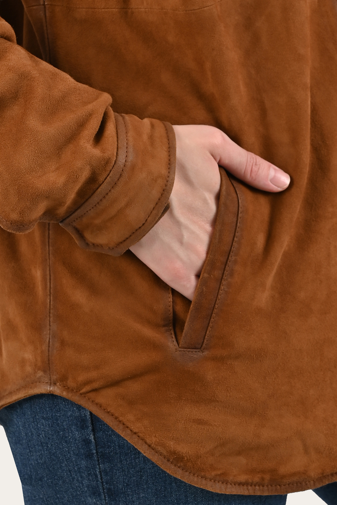 Light Brown Avett Overshirt Jacket | Frye Light Brown