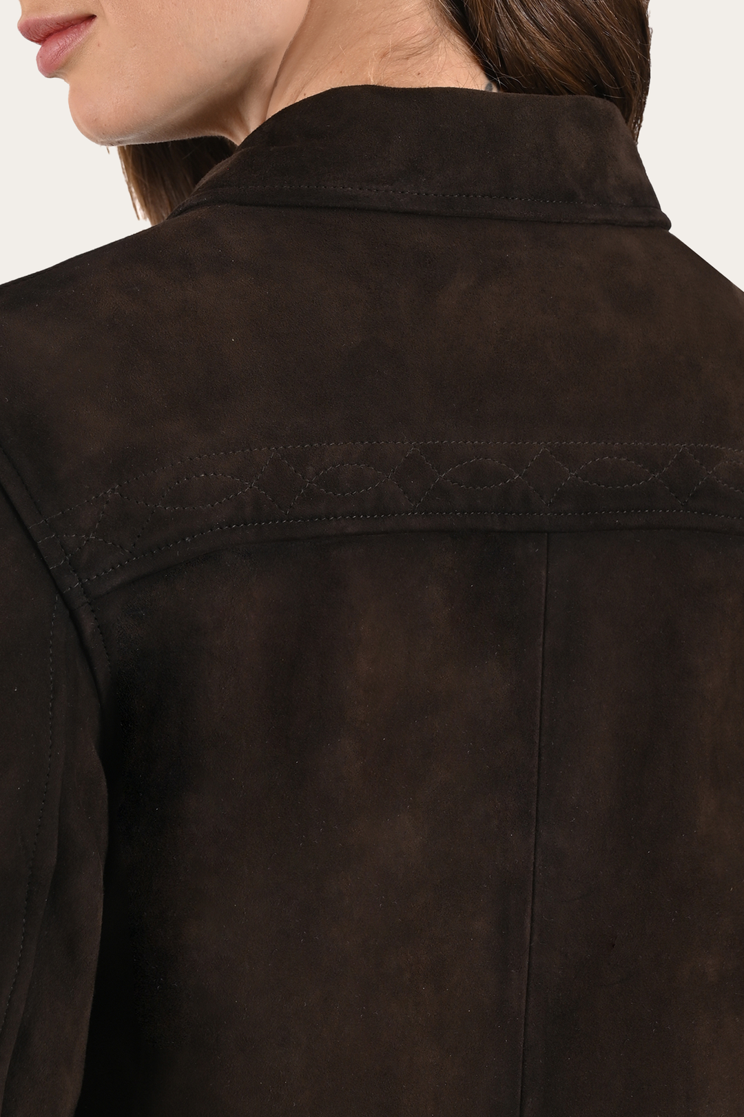 Dark Brown Avett Overshirt Jacket | Frye Dark Brown