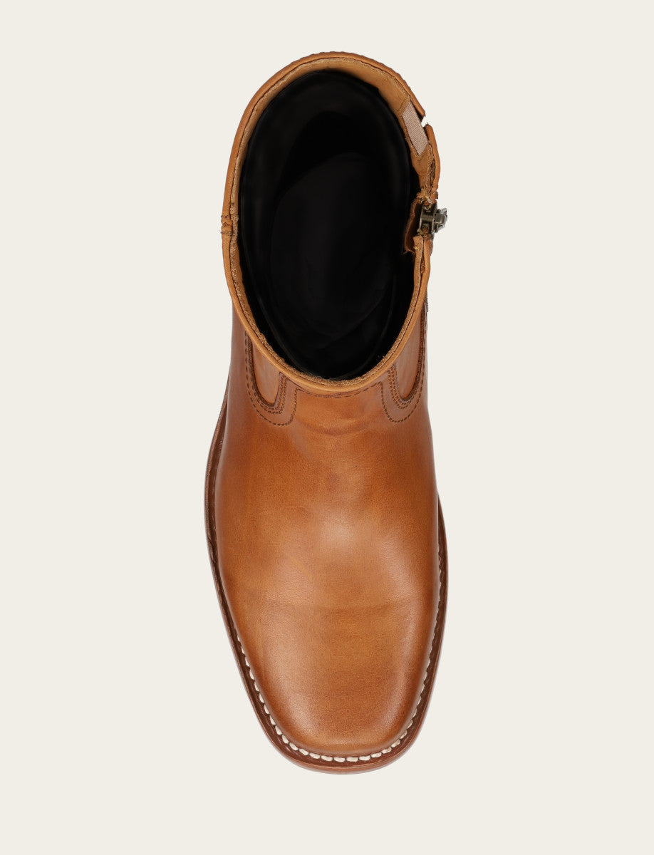 Men's Saddle Campus Inside Zip Boot | Frye Saddle