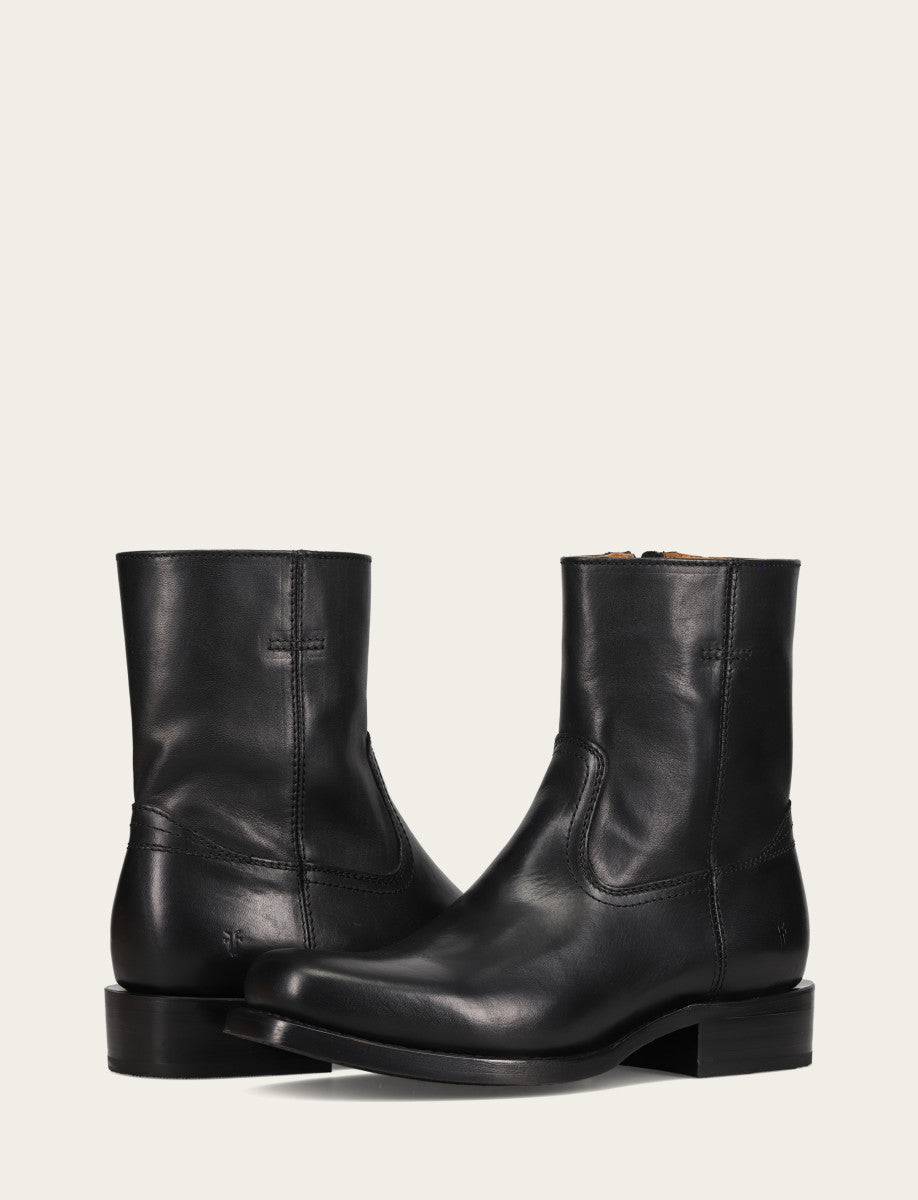 Men's Black Campus Inside Zip Boot | Frye Black