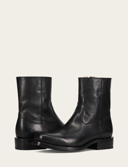 Men's Black Campus Inside Zip Boot | Frye Black