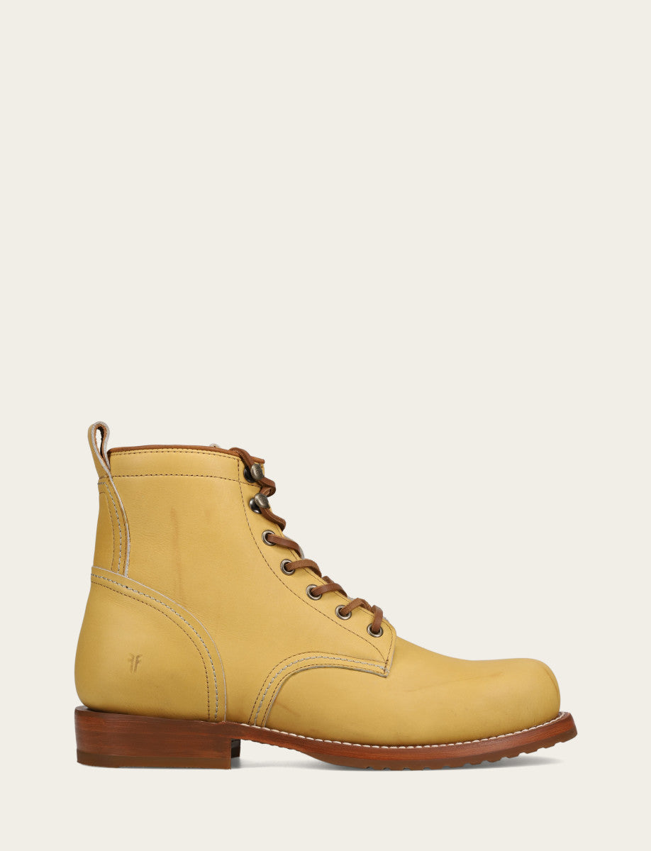 Men's Banana Hudson Workboot Plain Toe Boot | Frye Banana
