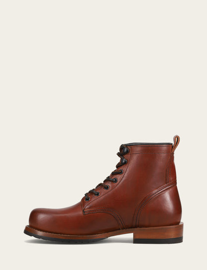 Men's Whiskey Hudson Workboot Plain Toe Boot | Frye Whiskey