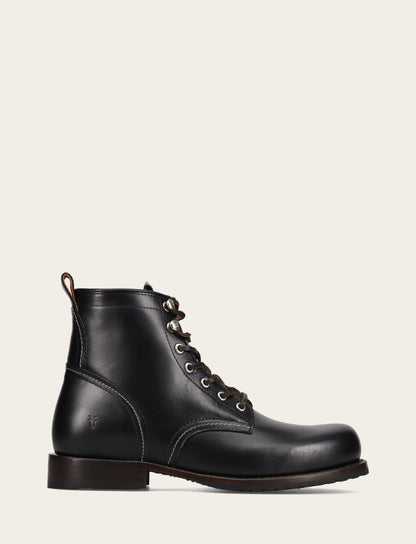 Men's Black Hudson Workboot Plain Toe | Frye Black
