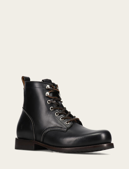 Men's Black Hudson Workboot Plain Toe | Frye Black