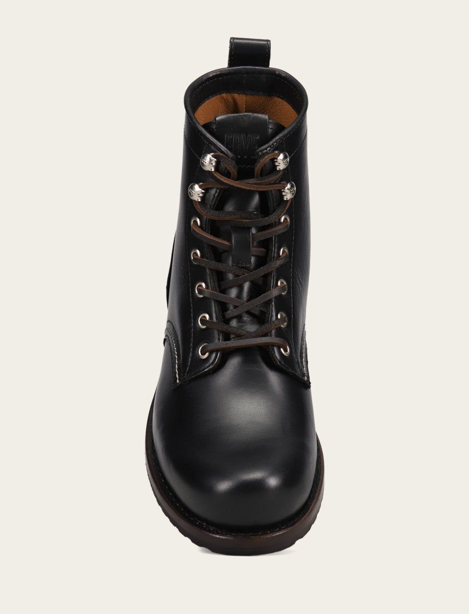 Men's Black Hudson Workboot Plain Toe | Frye Black
