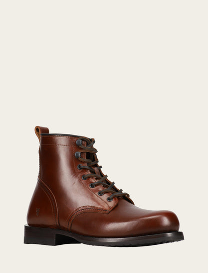 Men's Mahogany Hudson Workboot Plain Toe | Frye Mahogany