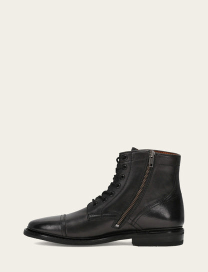 Men's Black Paul Mid Lace Boot | Frye Black