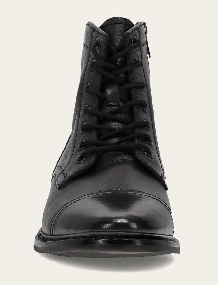 Men's Black Paul Mid Lace Boot | Frye Black