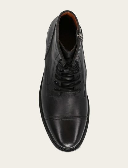 Men's Black Paul Mid Lace Boot | Frye Black