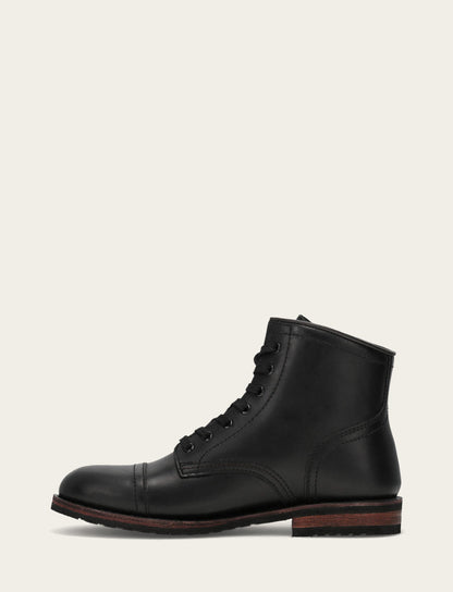 Men's Black Landon Midlace Boot | Frye Black
