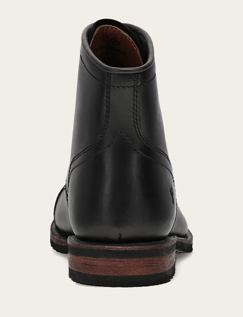 Men's Black Landon Midlace Boot | Frye Black