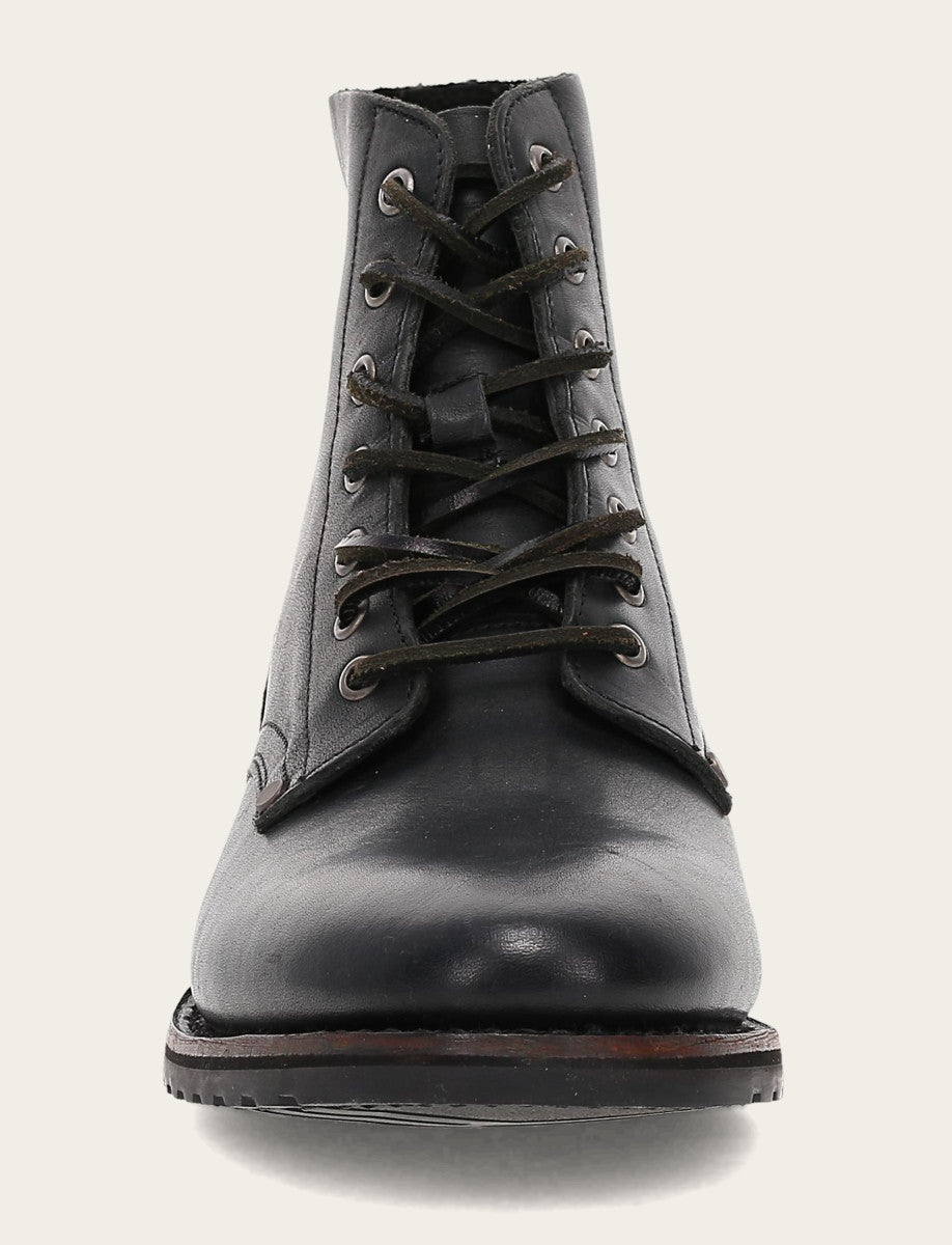 Men's Black Barrett Lace Up Boots | Frye Black
