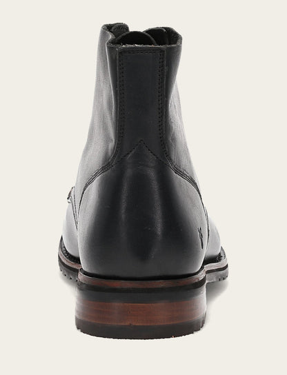 Men's Black Barrett Lace Up Boots | Frye Black