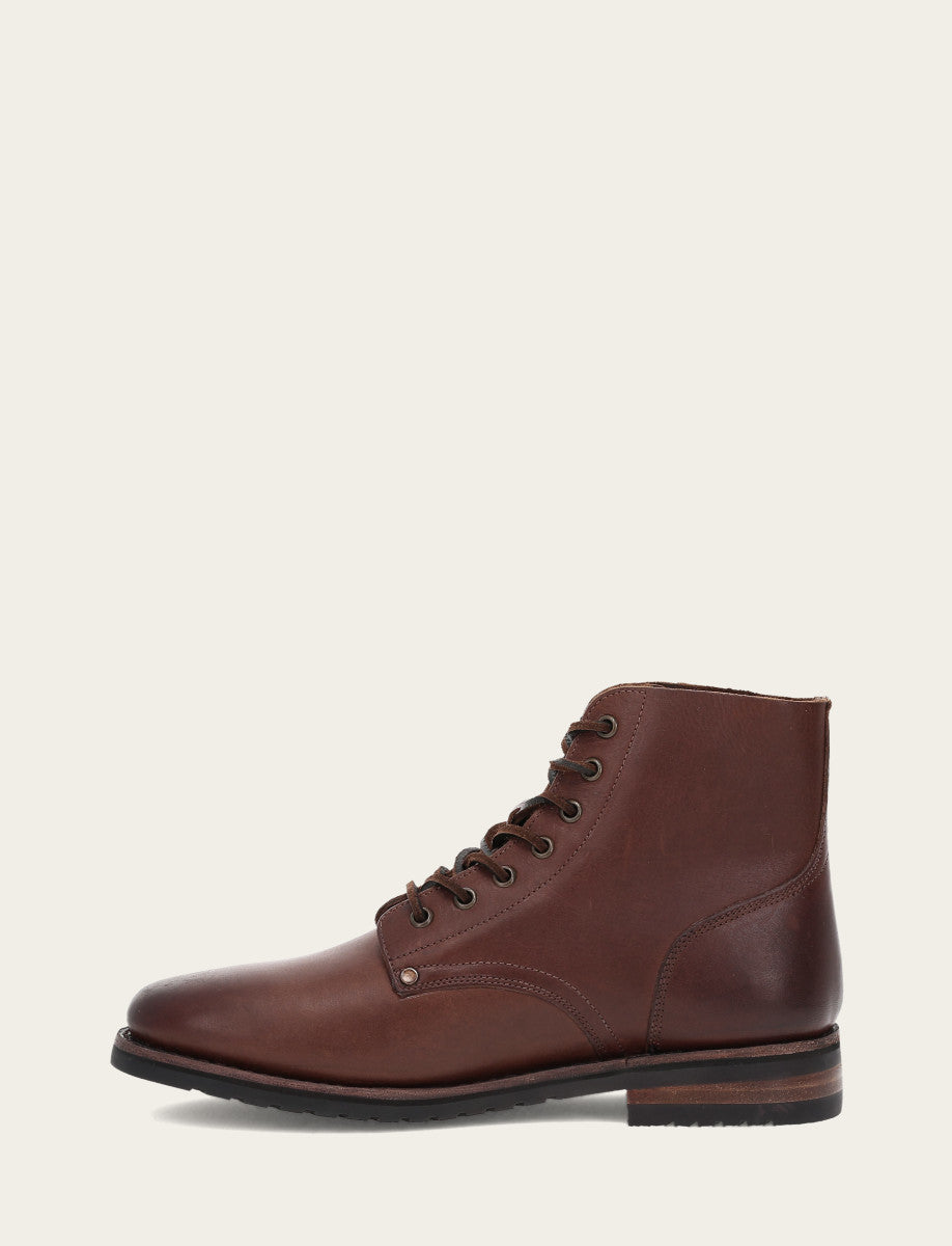 Men's Cognac Barrett Lace Up Boots | Frye Cognac