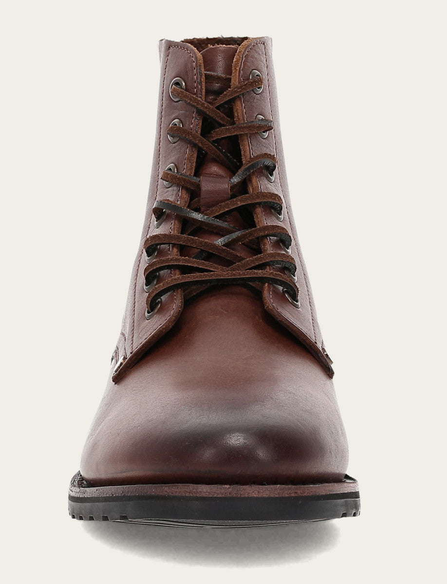 Men's Cognac Barrett Lace Up Boots | Frye Cognac