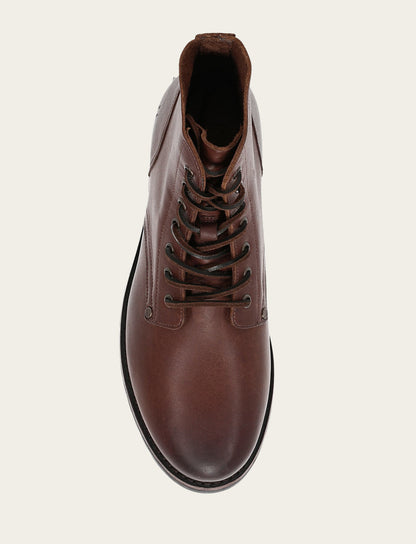 Men's Cognac Barrett Lace Up Boots | Frye Cognac