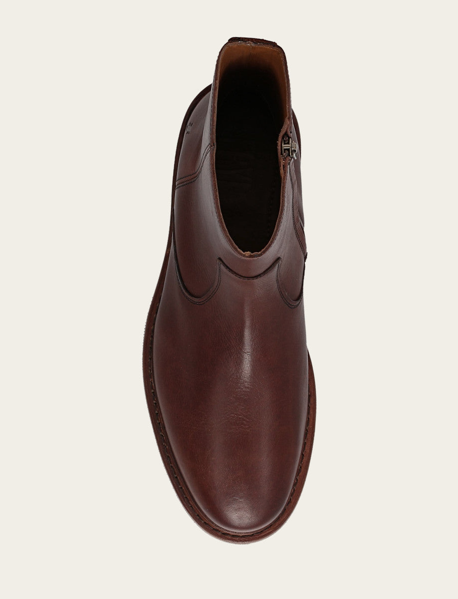 Men's Brown Paul Inside Zip Boot | Frye Brown