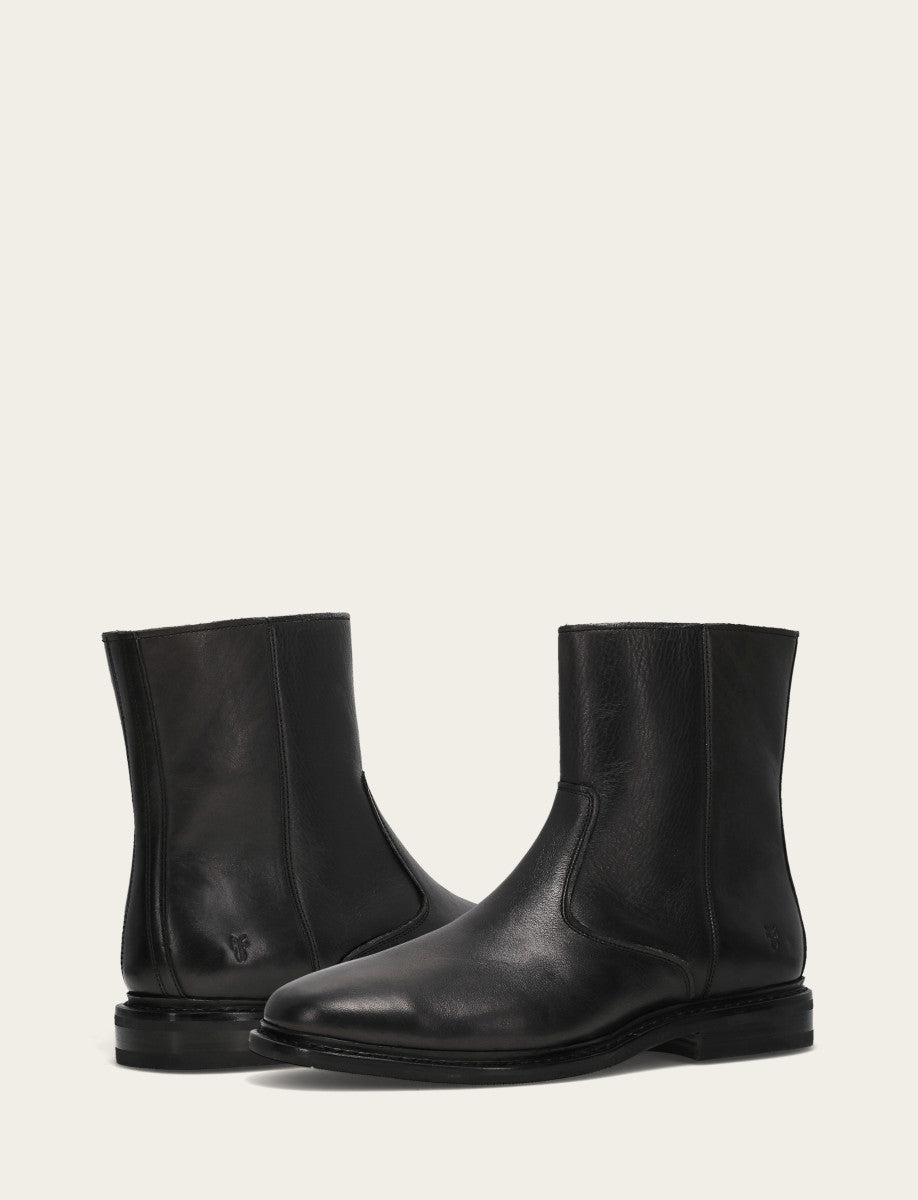 Men's Black Paul Inside Zip Boot | Frye Black