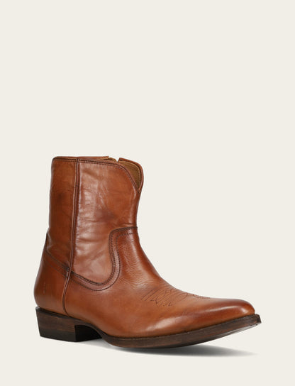 Men's Cognac Austin Inside Zip Boots | Frye Cognac