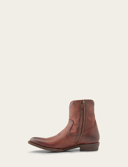 Men's Cognac Austin Inside Zip Boots | Frye Cognac