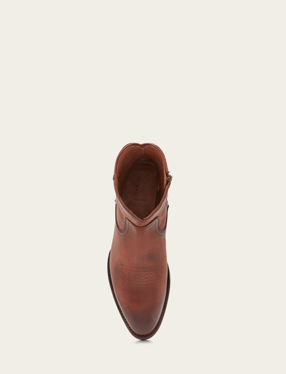 Men's Cognac Austin Inside Zip Boots | Frye Cognac